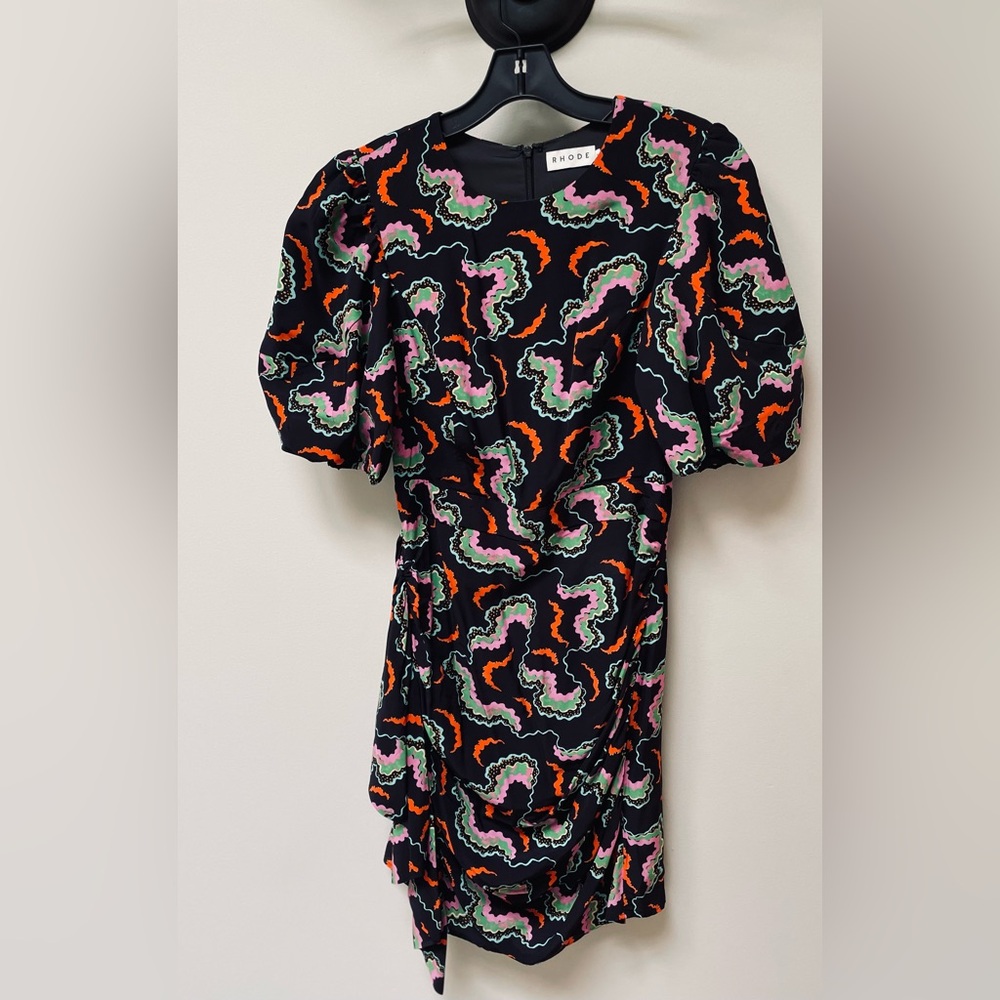 RHODE Colorful Puff Sleeve Dress